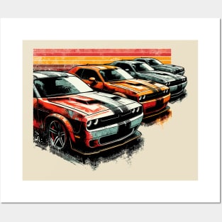 Dodge Challenger Posters and Art